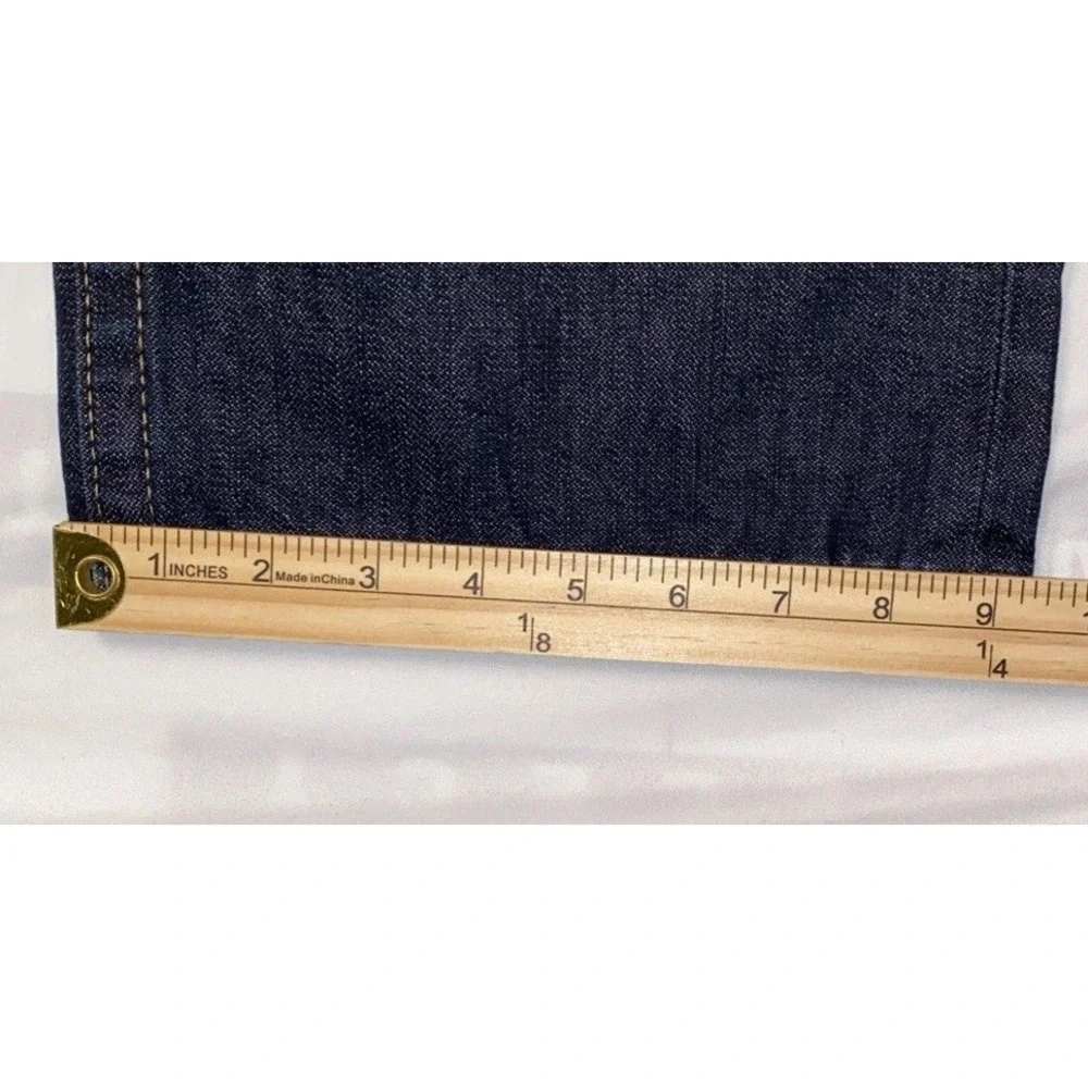 Men's True‎ Religion Ricky Pyramid Studded Straight Blue Jeans  38